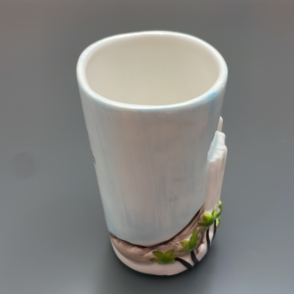 Vintage Hyatt Regency Waikiki Ceramic 3-D Tiki Mug Vase 5.5” Tall Aloha Hawaii - Picture 3 of 11